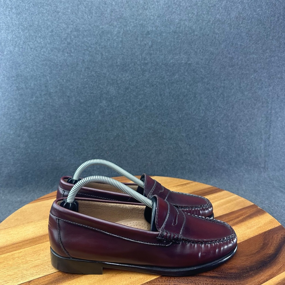 GH Bass Weejuns Bass Diane Penny Loafers Burgundy Women's Sz 6 Preppy Casual